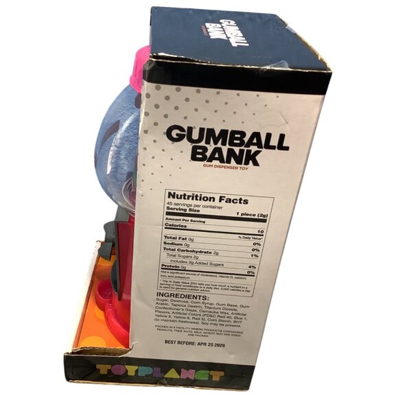 Toyplanet Gumball Bank Toy Candy Dispenser With Box Pink - Picture 4 of 5